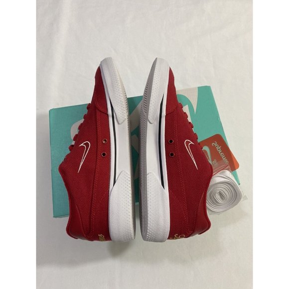 New Mens Size 7 Red Nike SB X Supreme GTS QS Skateboarding Shoes 801621 661